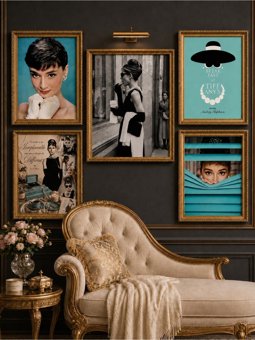 Pick 3 | Audrey Hepburn Quote Wall Art Prints | Breakfast at Tiffany’s Glam Set